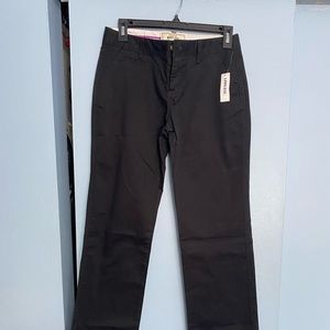 Old Navy black khakis - size 2 tall NWT